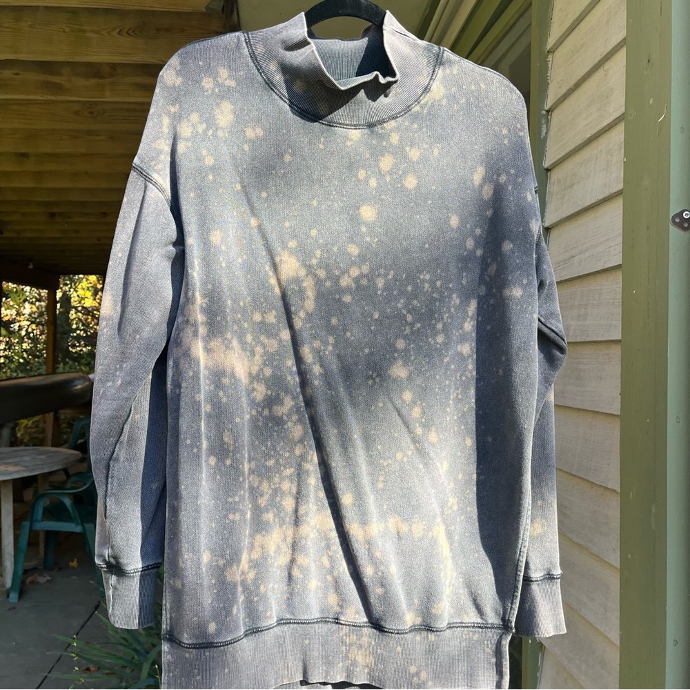 Free People Mock Turtleneck Sweatshirt